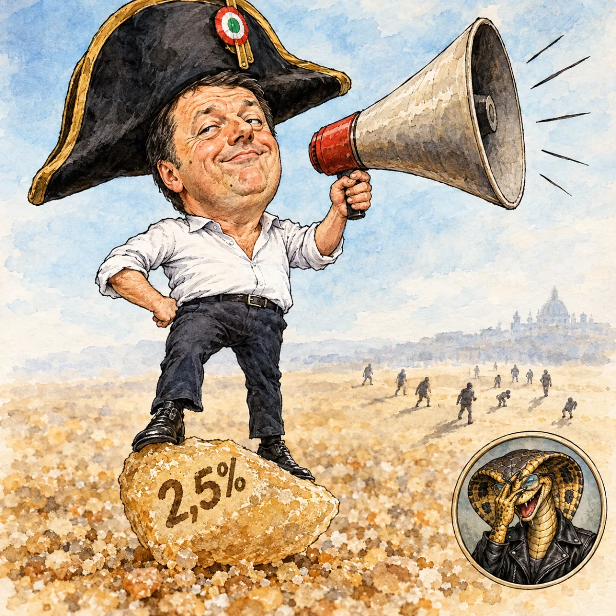 Renzi fa la voce grossa col prefisso telefonico
