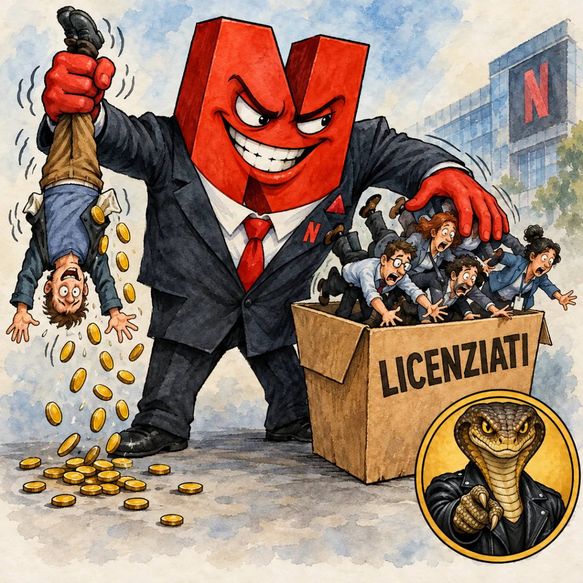 Abbonamenti su, dipendenti giù: il capolavoro di Netflix