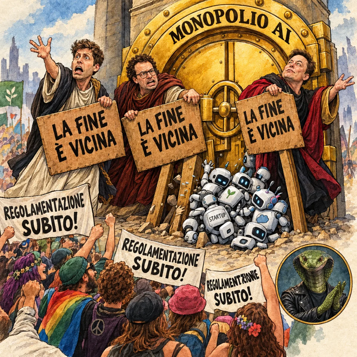 Basta lacrime sull'IA, volete solo blindare il vostro oligopolio
