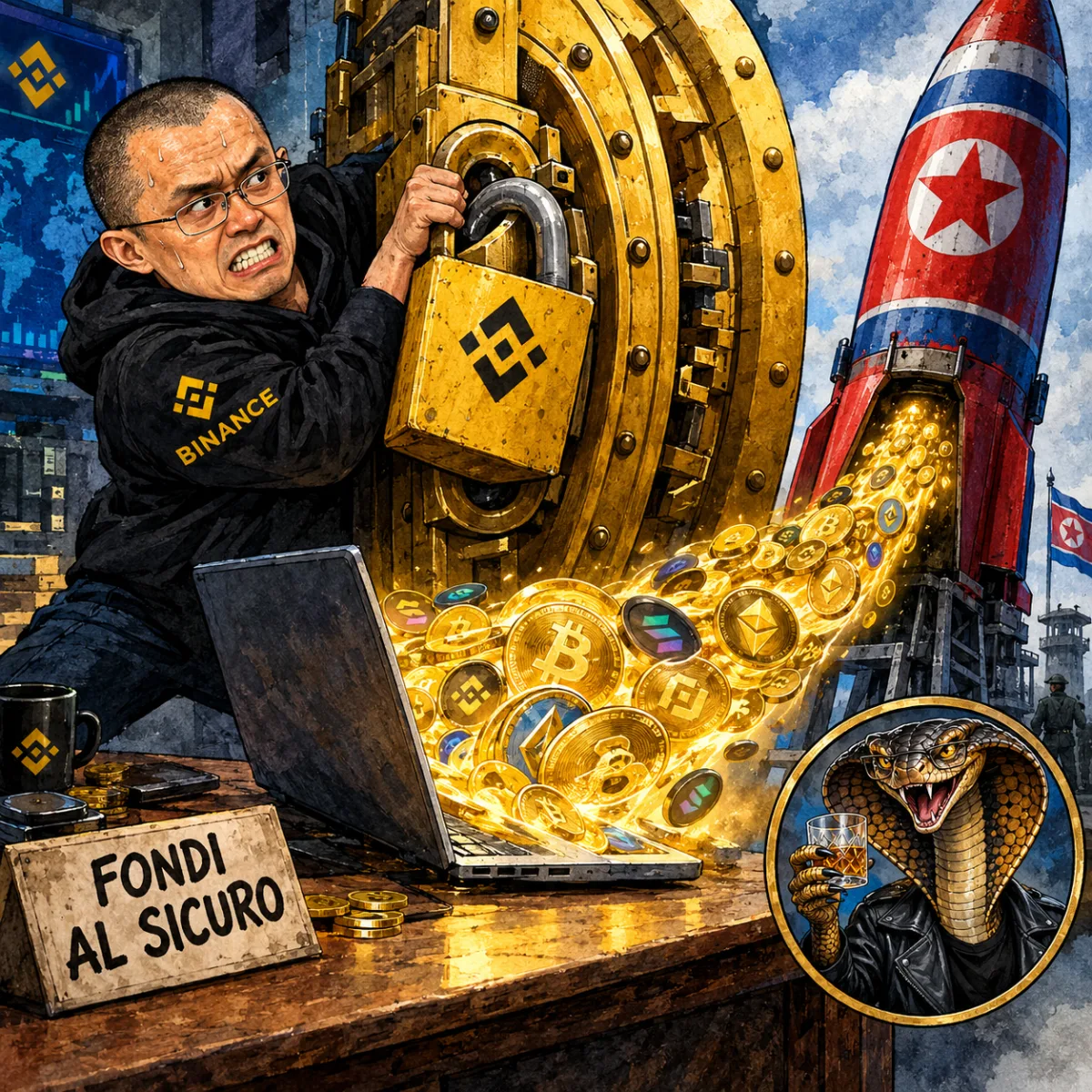 Binance si fa sfilare il caveau dagli hacker di Pyongyang