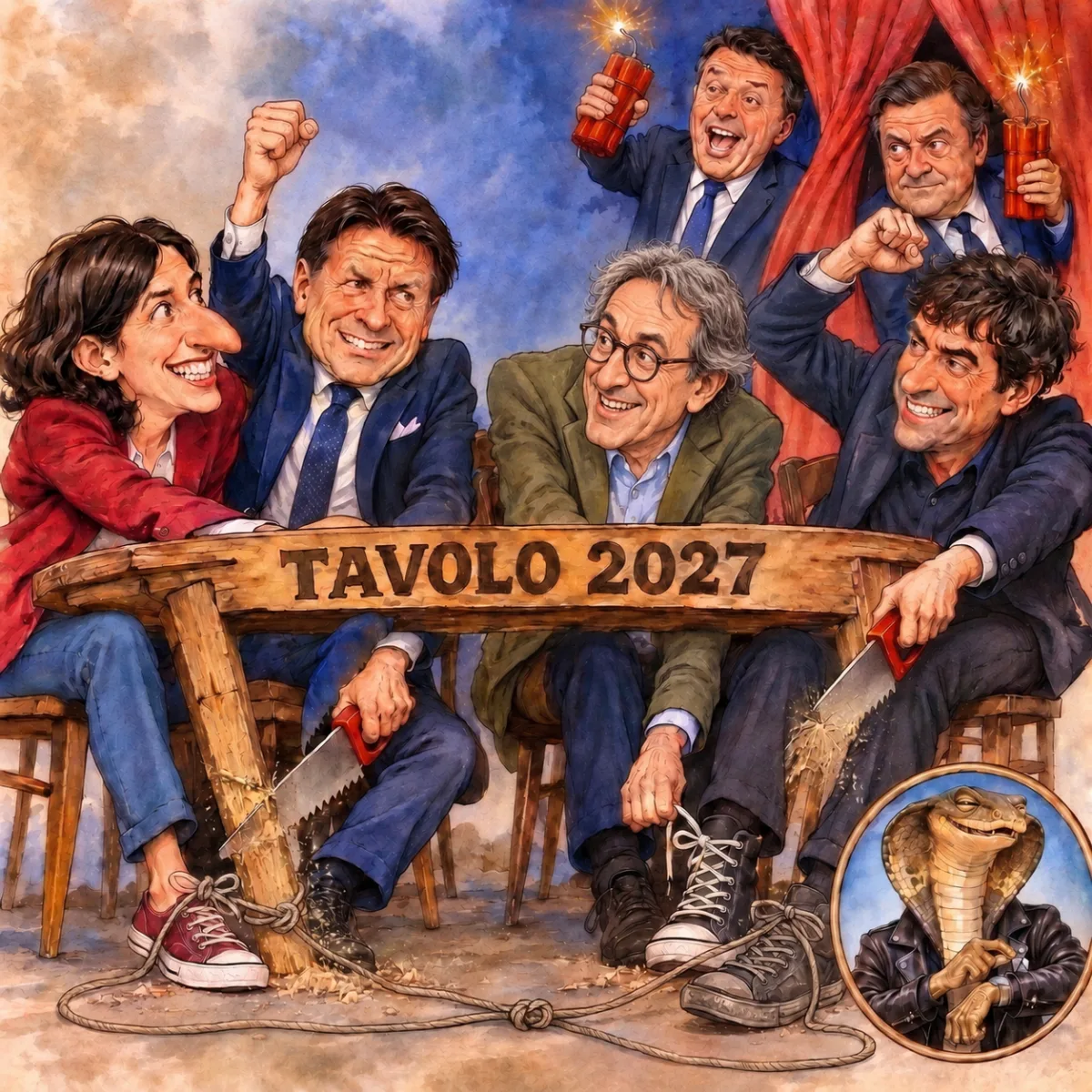 Il campo largo apparecchia il suicidio per il 2027