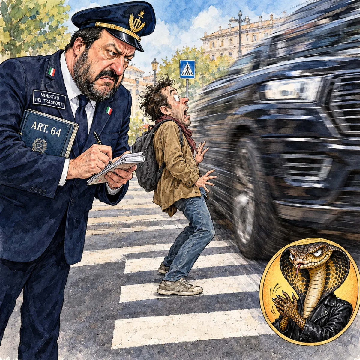 Il Ministero dei Trasporti dichiara guerra al pedone spavaldo