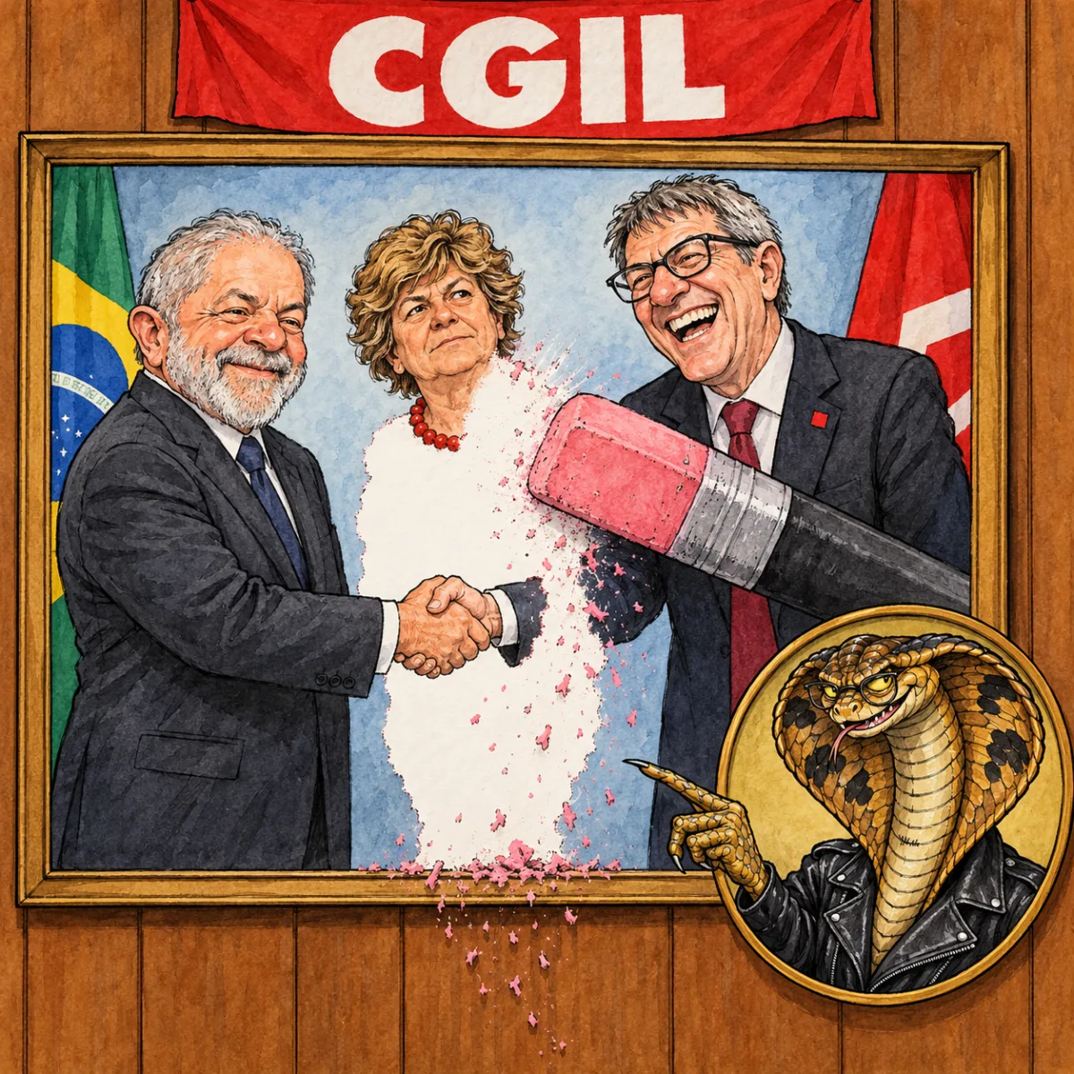 La Cgil cancella la Camusso con la gomma del Politburo