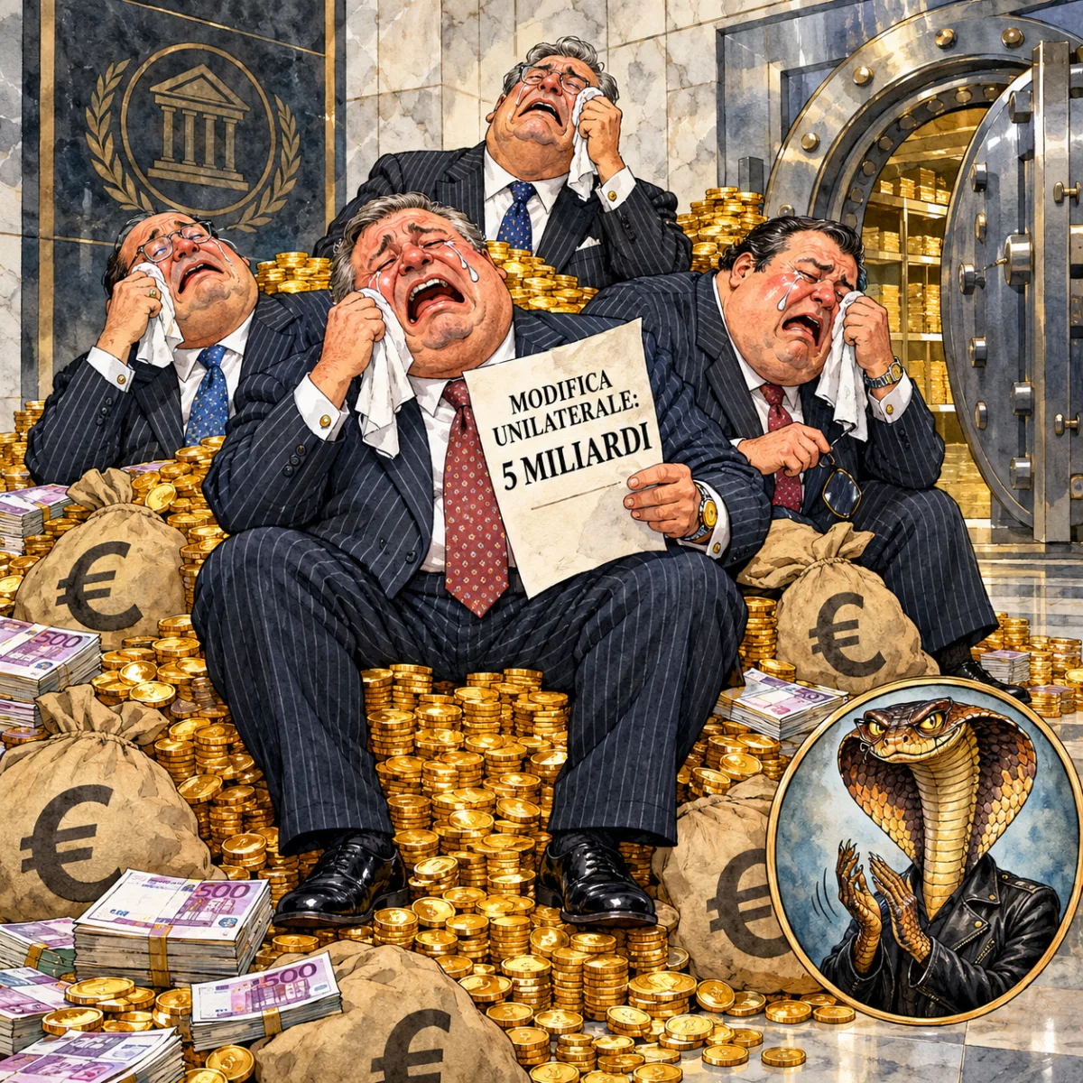 Le banche piangono sul conto corrente d'oro