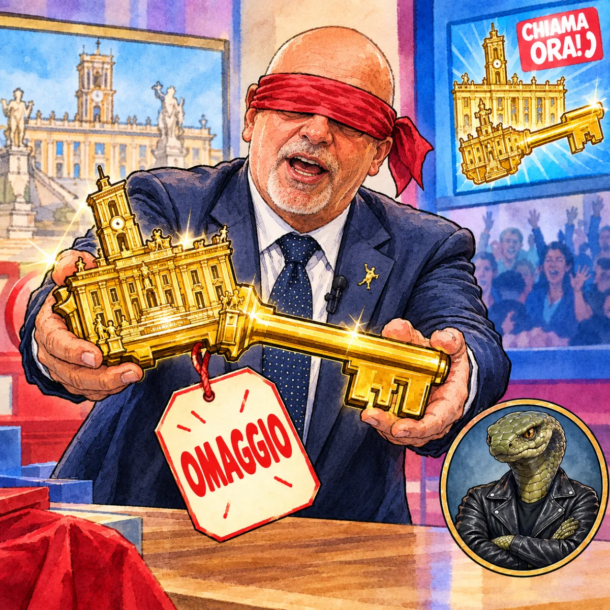 Nanni, il Campidoglio in omaggio con la televendita